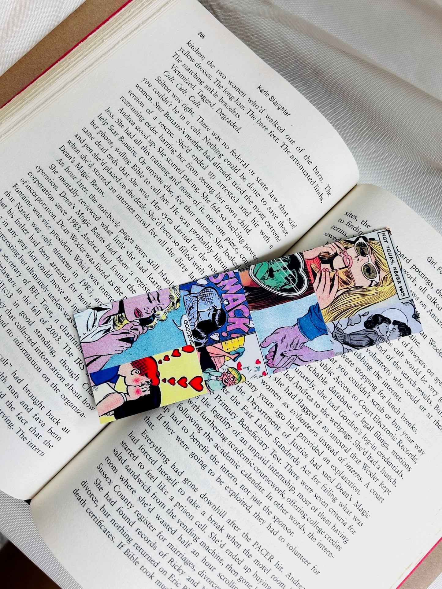 Comic Collage Bookmark