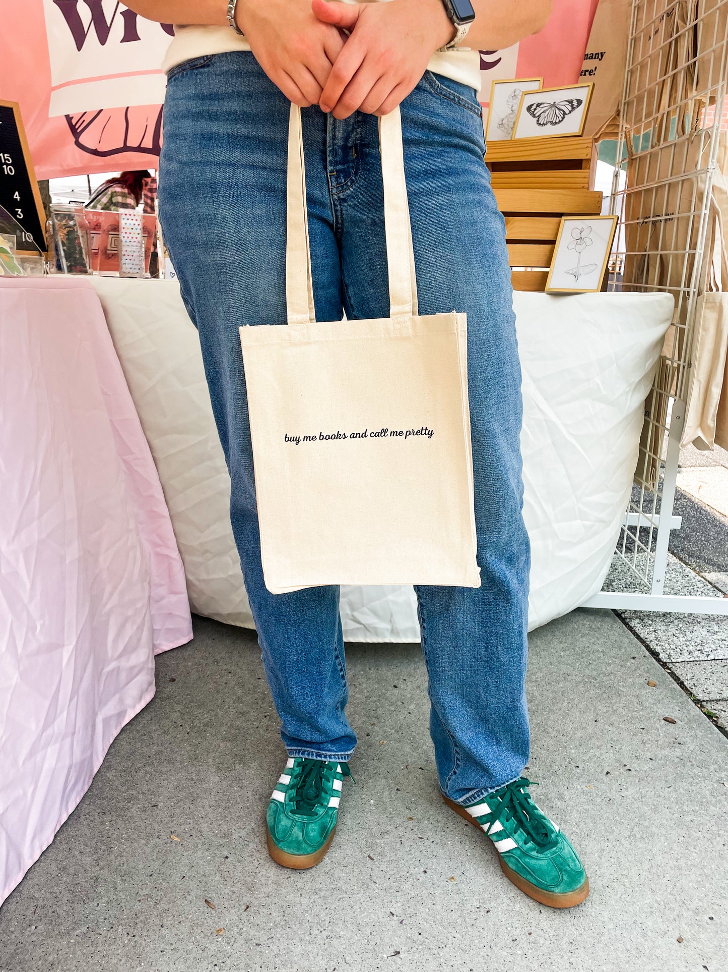 Buy Me Books and Call Me Pretty Tote
