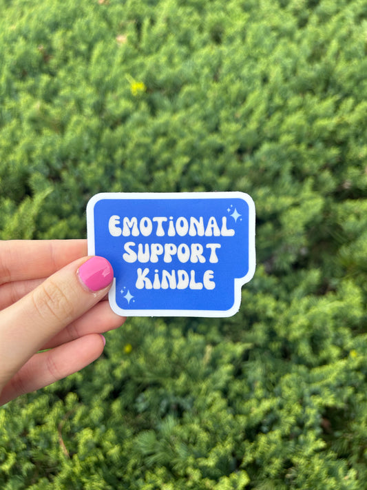 Emotional Support Kindle Twinkle Sticker