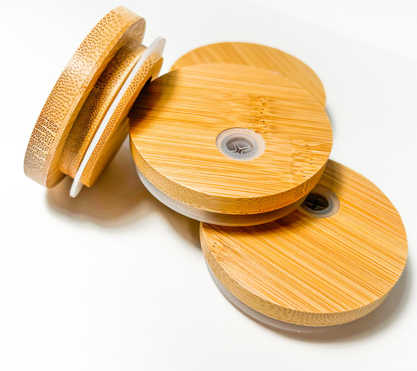 Bamboo Top for Can Glass