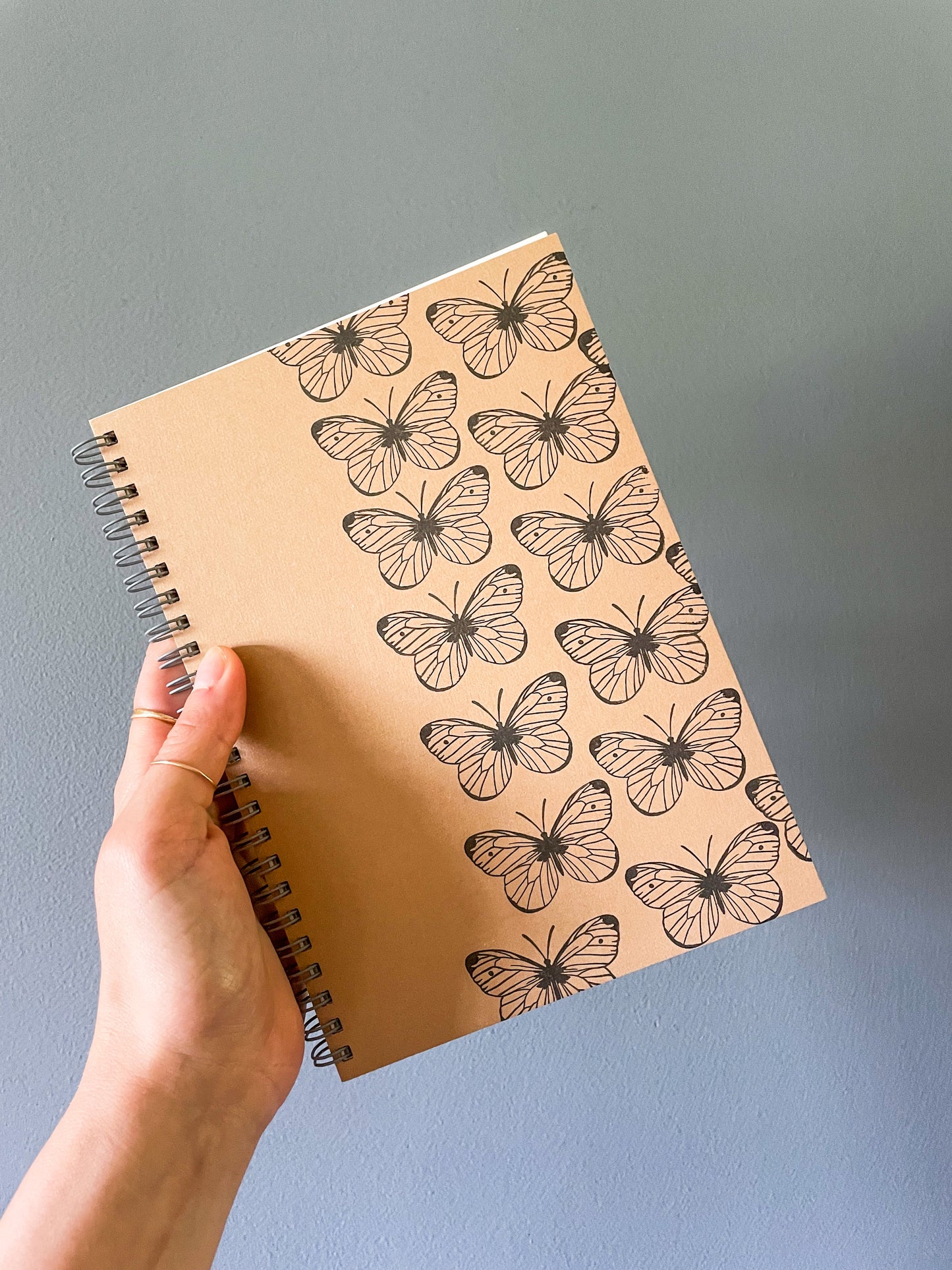 Hand Stamped Notebook