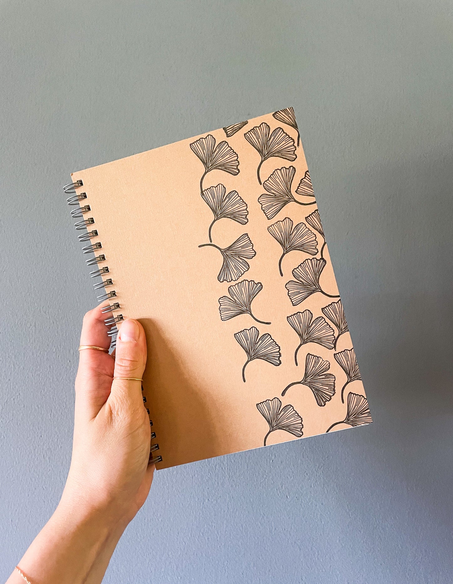 Hand Stamped Notebook