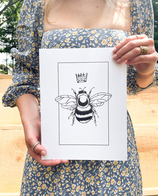 Queen Bee Print