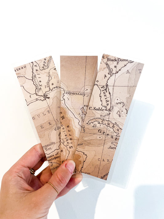 Antique Map Bookmark