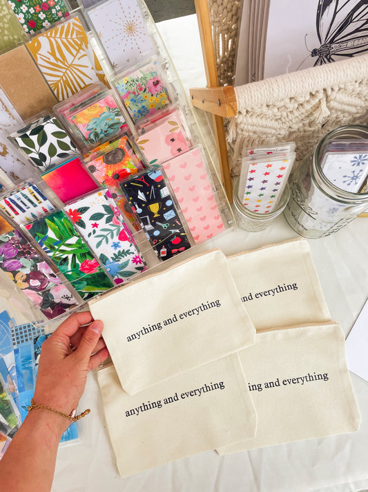Canvas Zipper Pouch
