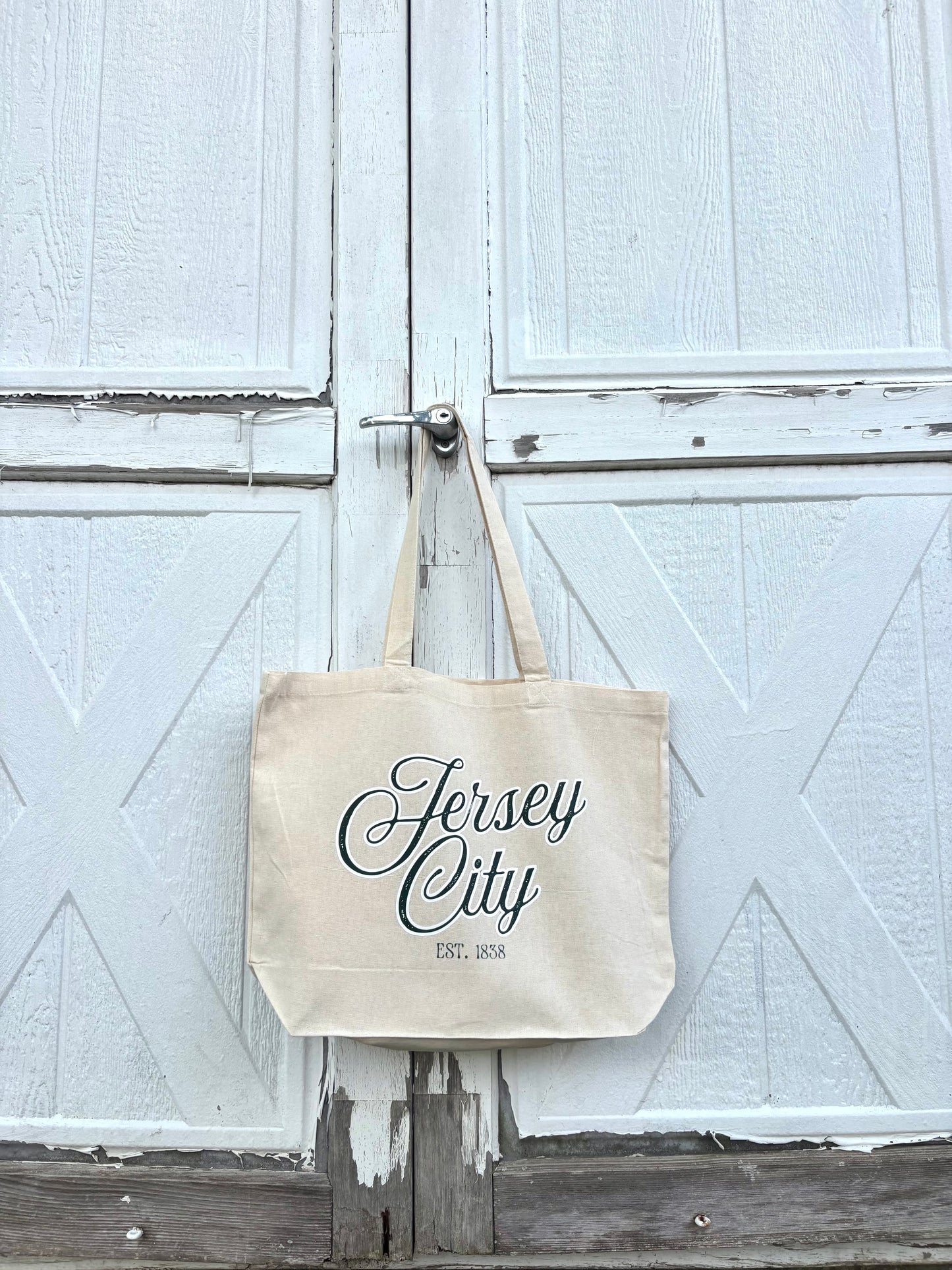 Jersey City Canvas Tote Bag