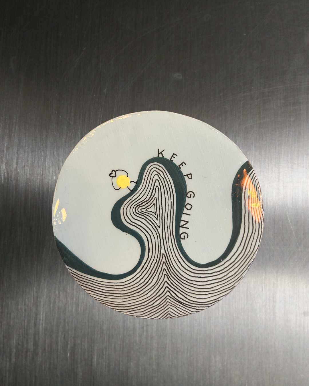 Keep Going Doodle Magnet