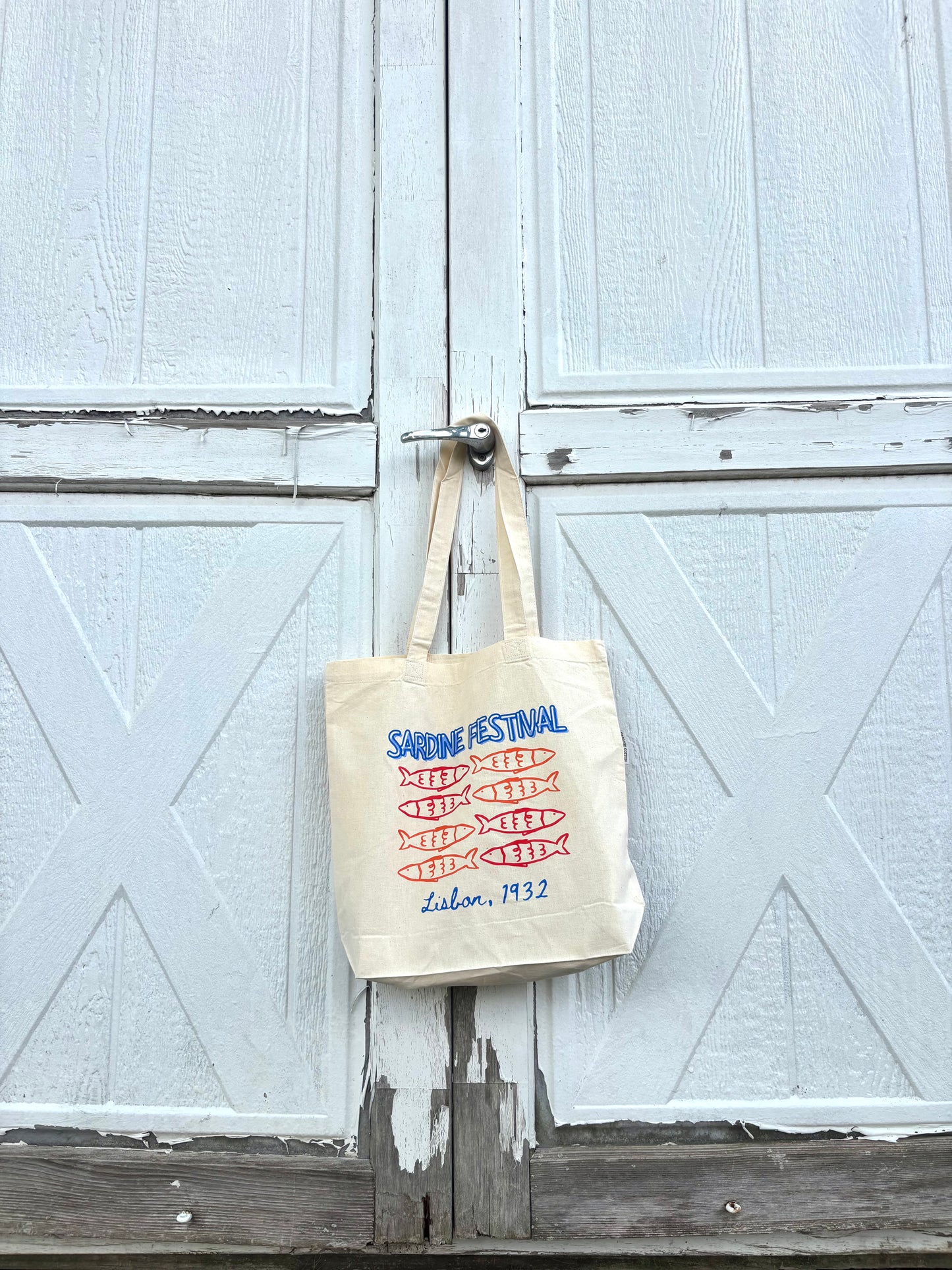 Sardine Festival Canvas Tote Bag