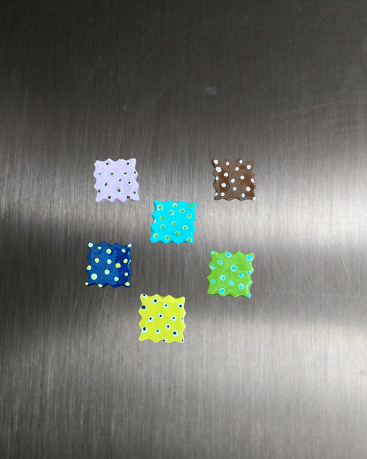 Wiggly Square Magnets