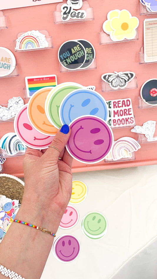 Smiley Face Sticker