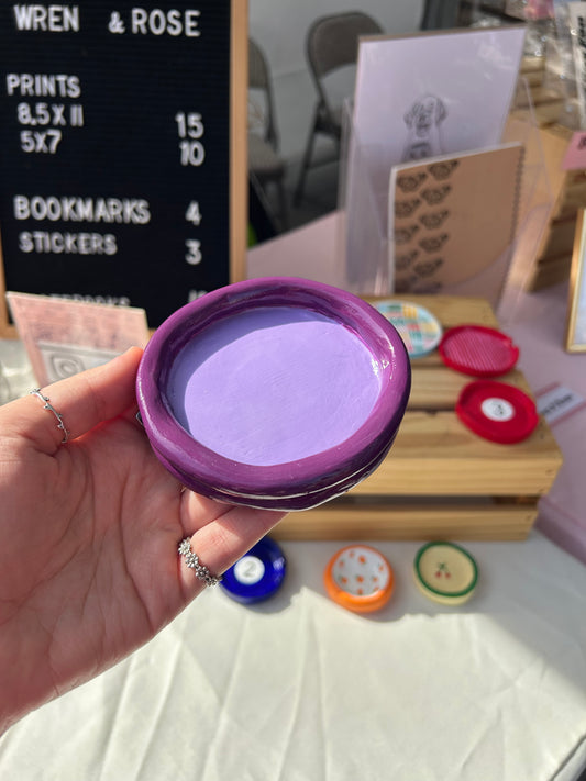 Purple Trinket Dish