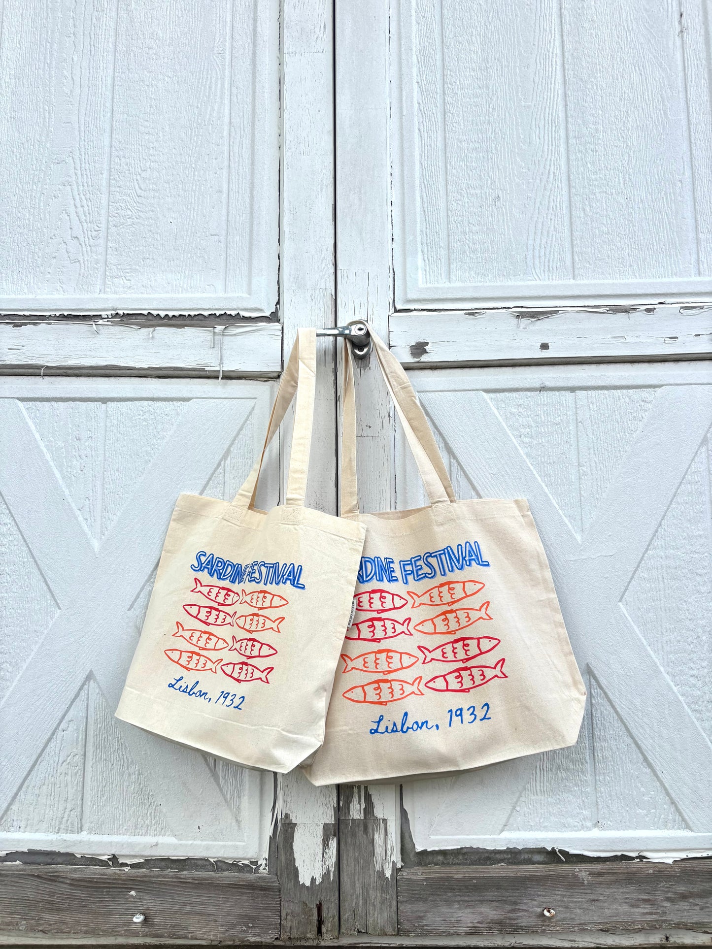 Sardine Festival Canvas Tote Bag