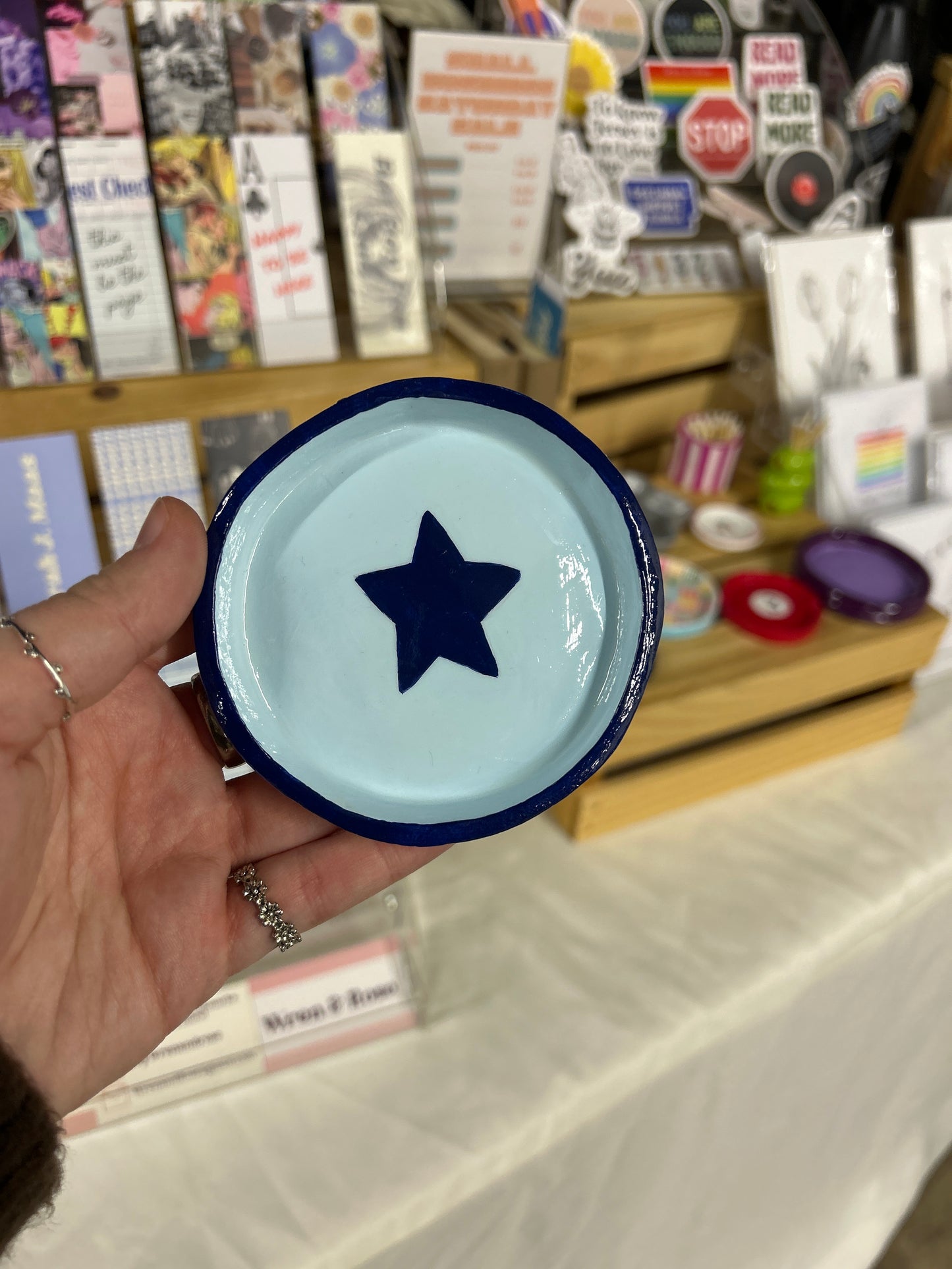 Blue Star Trinket Dish