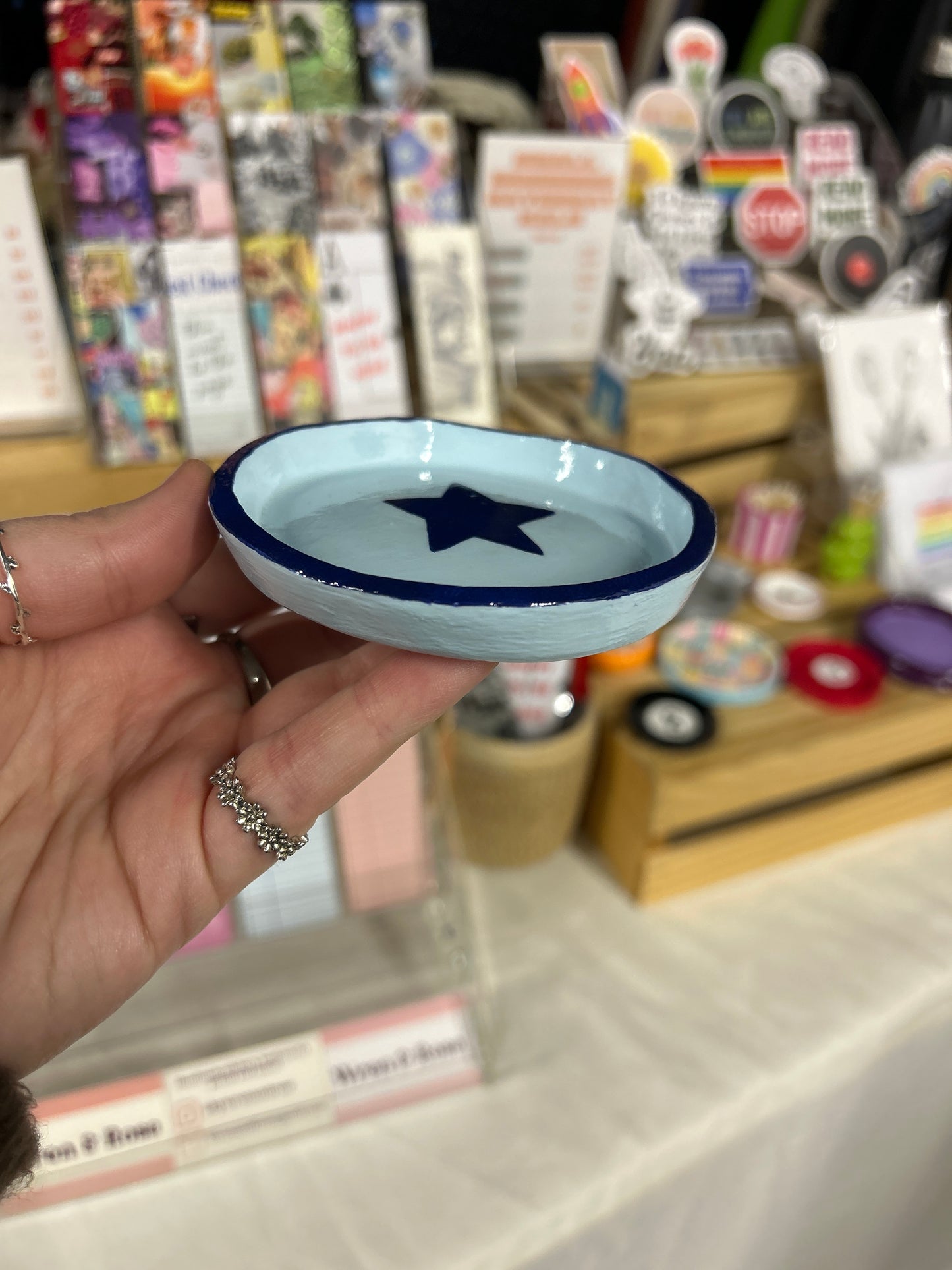 Blue Star Trinket Dish