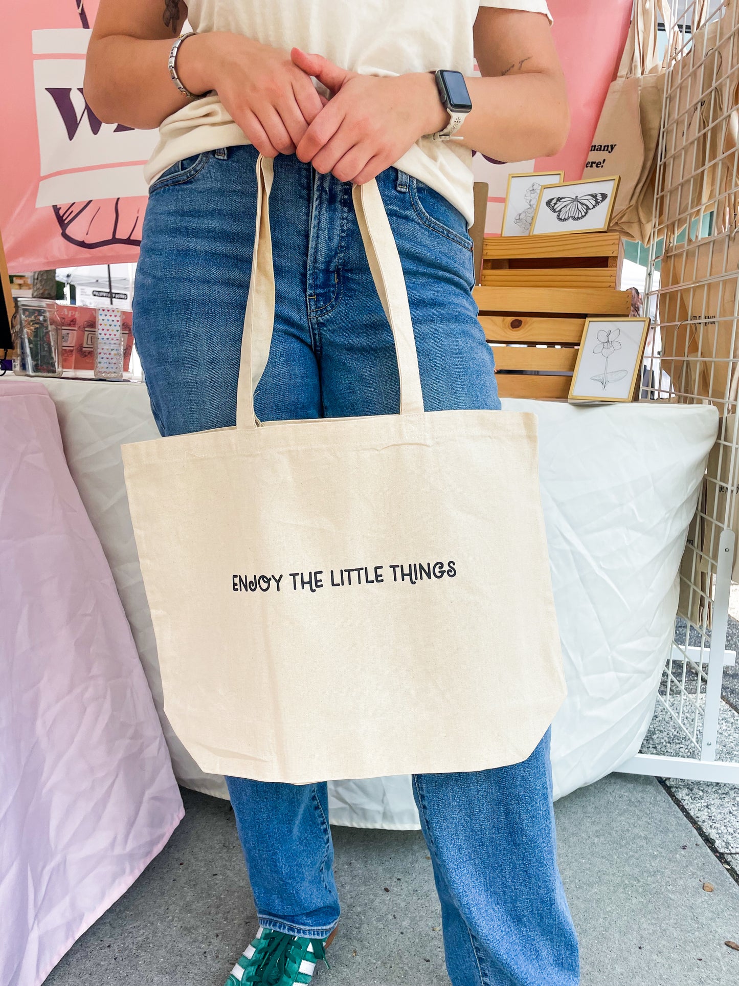 Enjoy the Little Things Tote
