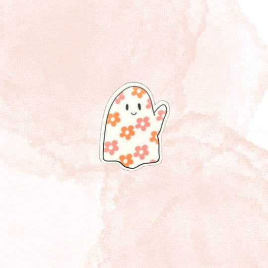 Retro Flower Ghost