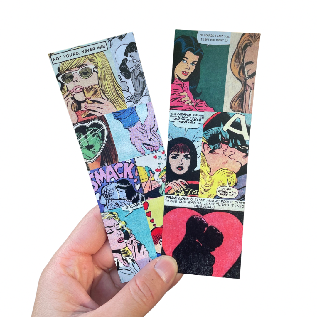 Comic Collage Bookmark