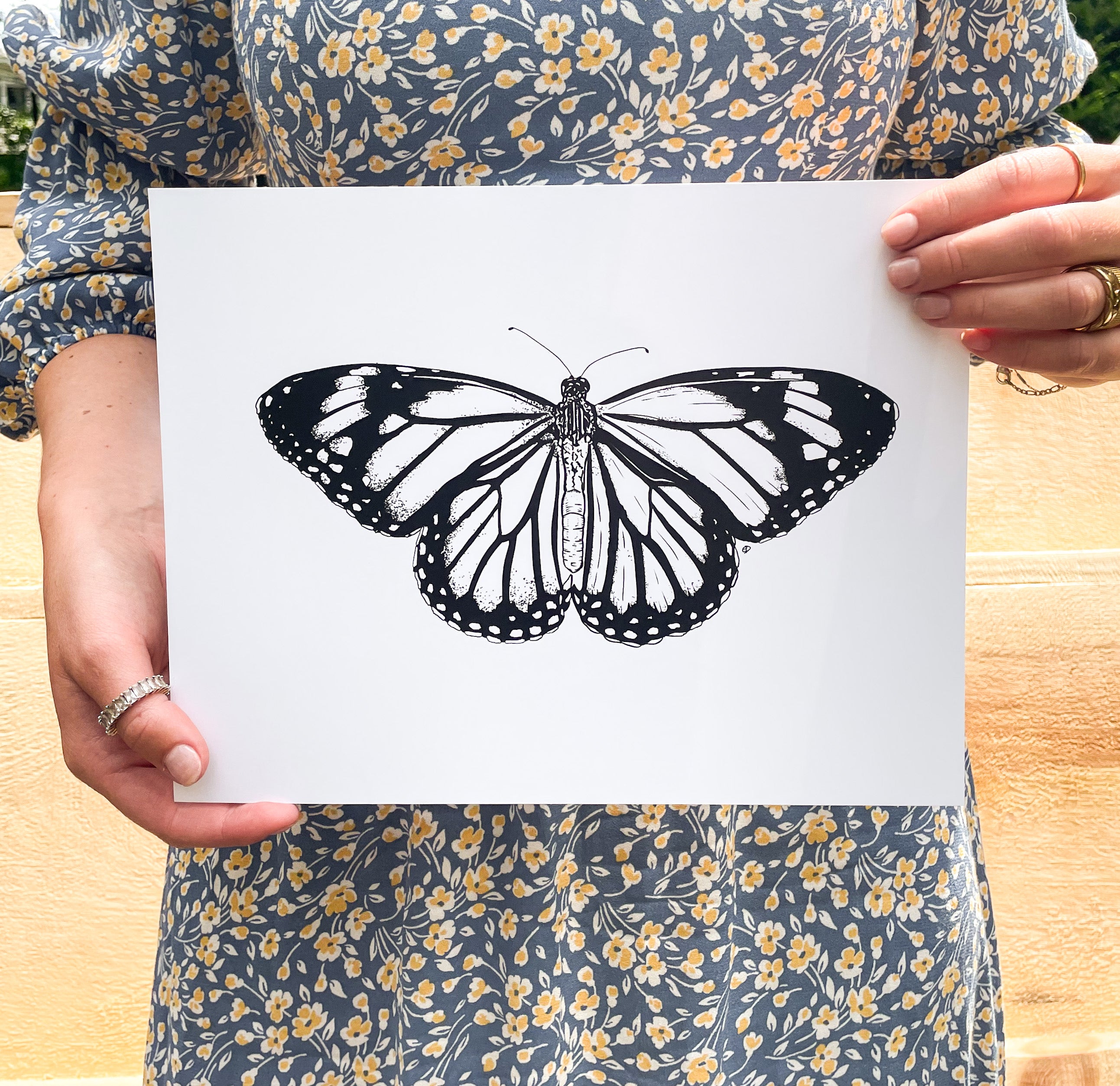 Monarch Print – Wren and Rose