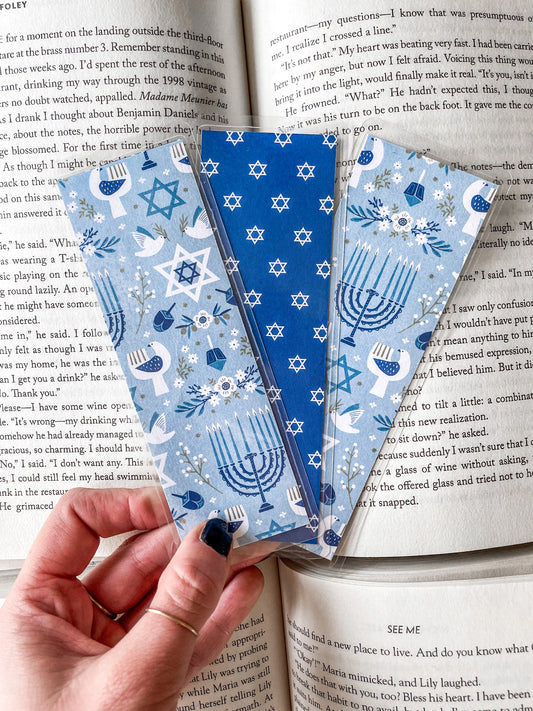 Hanukkah Bookmark